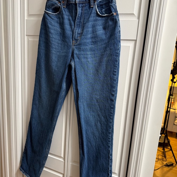 Abercrombie & Fitch The 90s Straight Ultra High Rise Jeans Curve Love - Picture 6 of 11